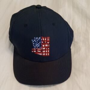 Pukka Navy Blue Cap with American Flag Design